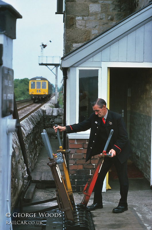 Class 108 DMU at Black Dyke crossing, Arnside