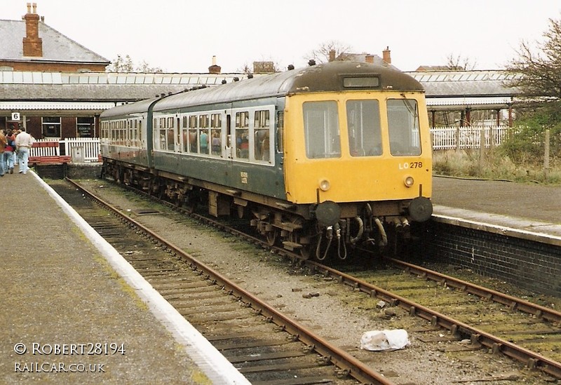 Class 108 DMU at Skegness