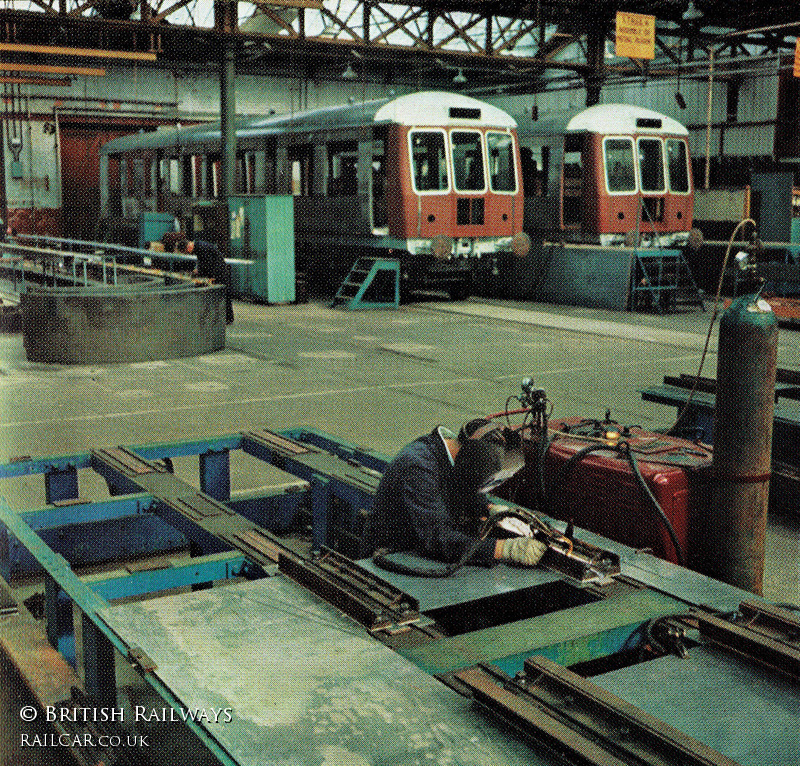 Class 108 DMU at Derby C&amp;W Works