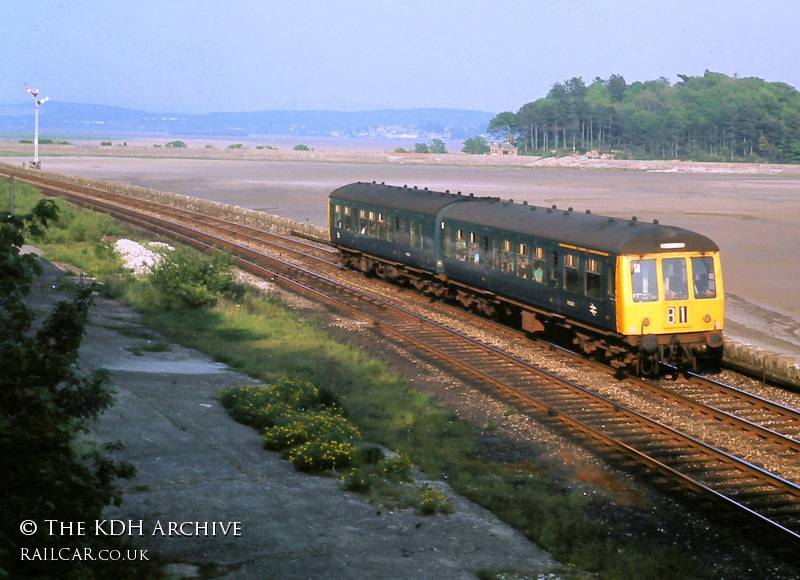 Class 108 DMU at Grange-over-Sands