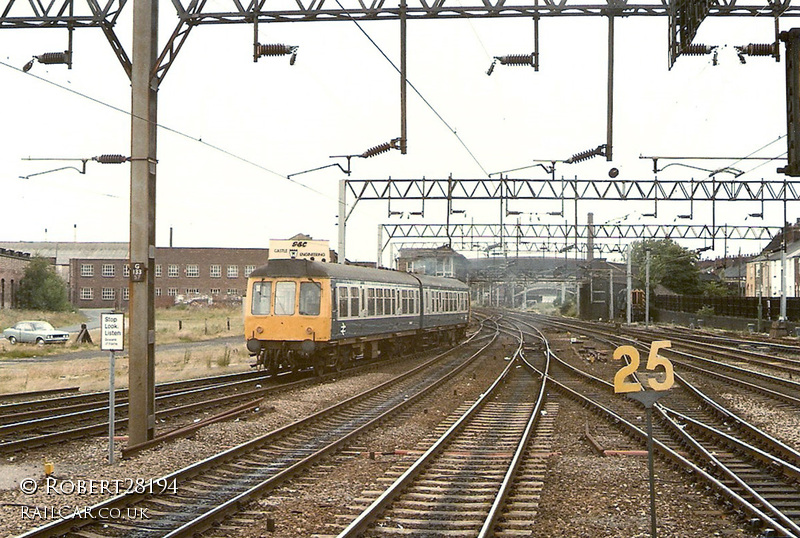 Class 108 DMU at Stafford