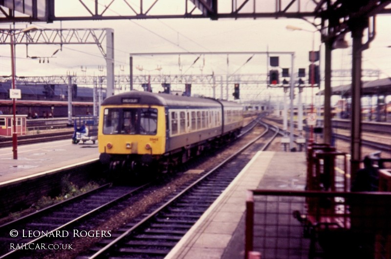 Class 108 DMU at Crewe