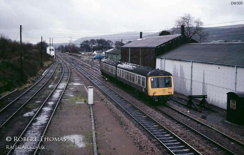 Class 108 DMU at Abergavenny