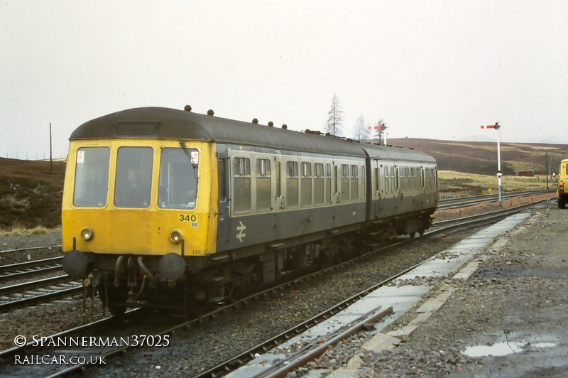 Class 108 DMU at Dalwhinnie