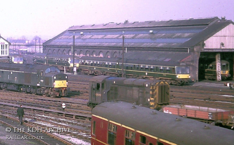 Class 108 DMU at Chester depot