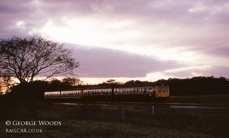 Class 108 DMU at Copmanthorpe