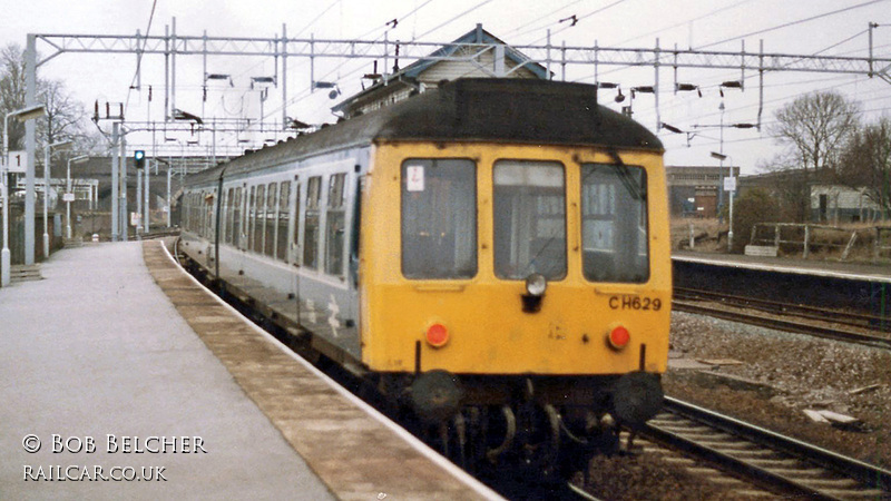 Class 108 DMU at Lichfield Trent Valley