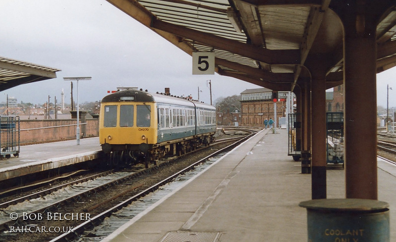 Class 108 DMU at Shrewsbury