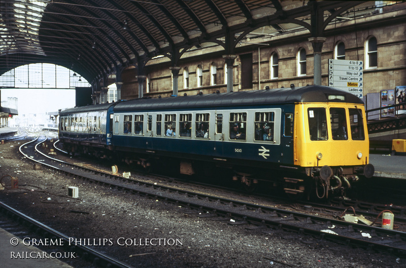 Class 108 DMU at Newcastle