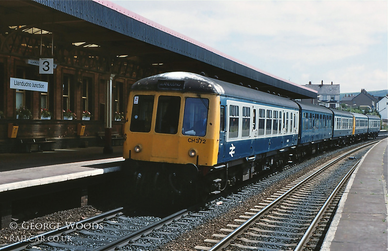 Class 108 DMU at Llandudno Junction