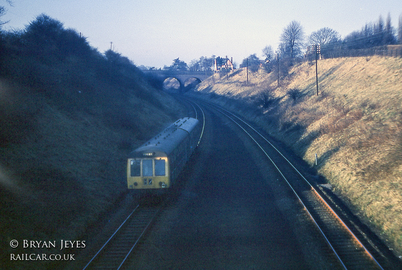 Class 108 DMU at Belgrave &amp; Birstall