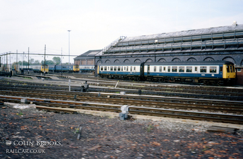 Class 108 DMU at Chester depot