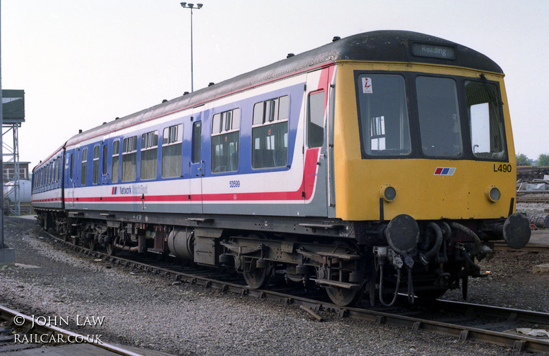 Class 108 DMU at Reading depot