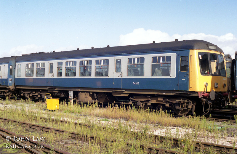 Class 108 DMU at Chester depot