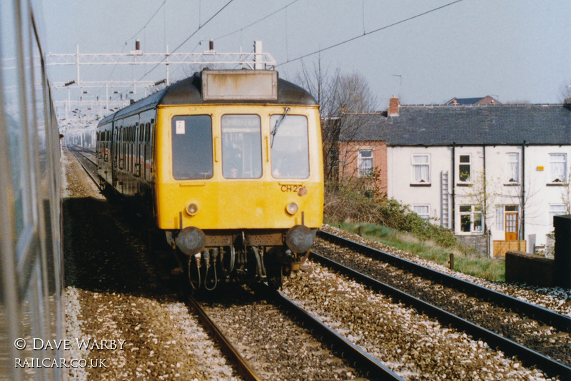 Class 108 DMU at Levenshulme