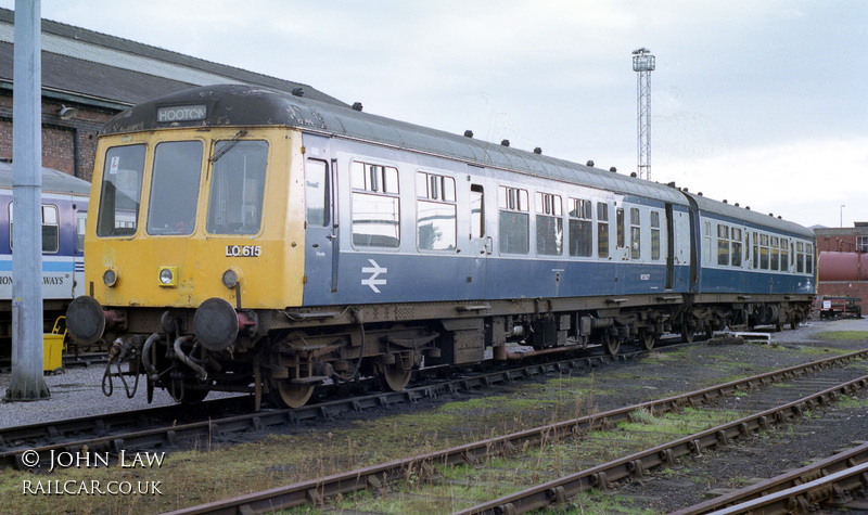 Class 108 DMU at Chester depot