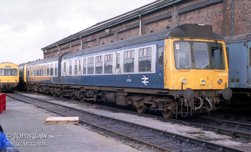 Class 108 DMU at Chester depot