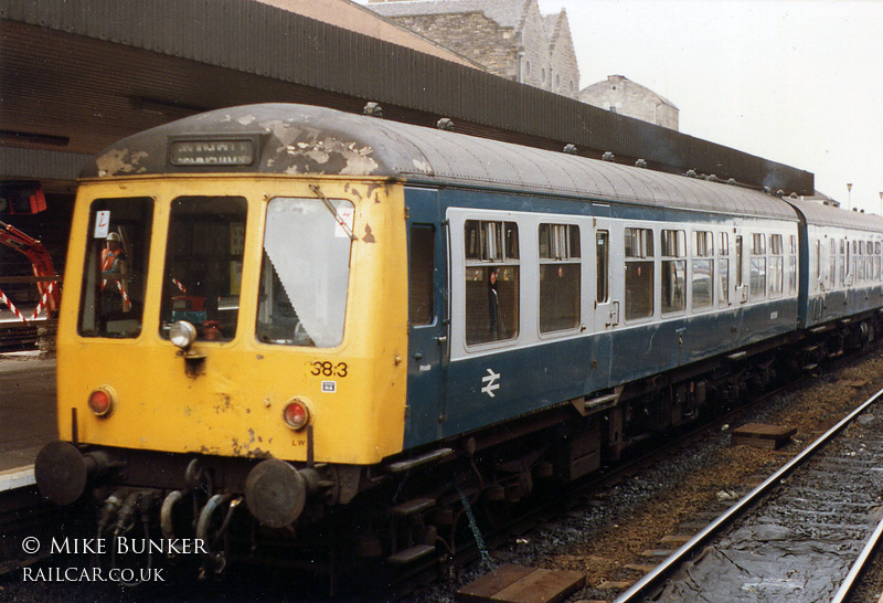 Class 108 DMU at Haymarket