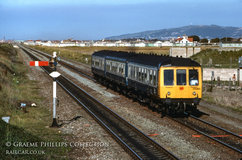 Class 108 DMU at Abergele