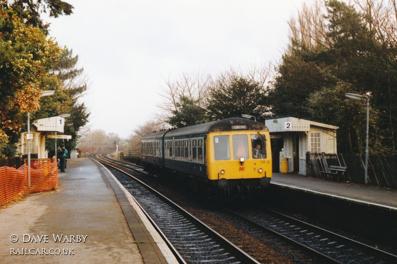 Class 108 DMU at Long Eaton