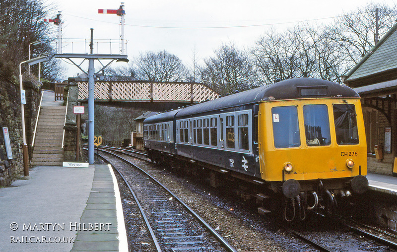 Class 108 DMU at New Mills Central