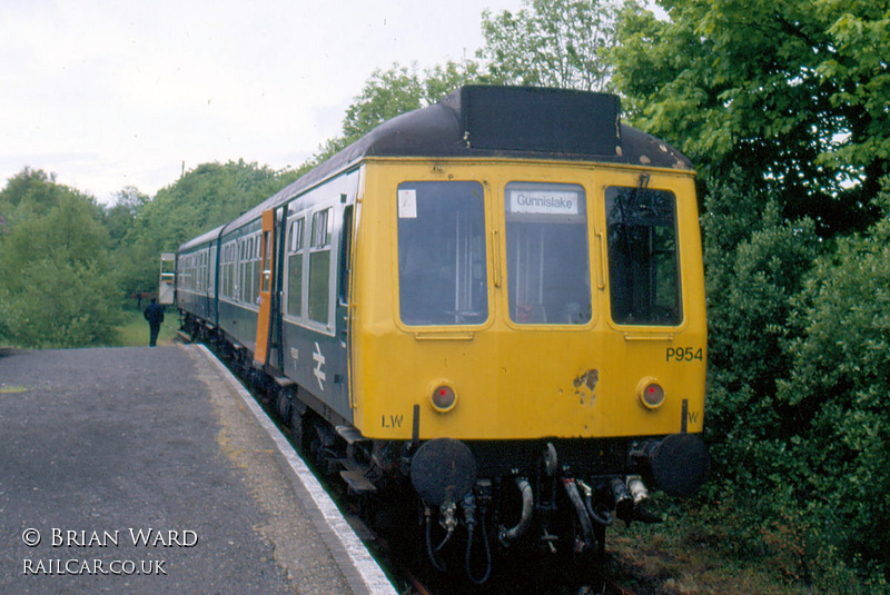 Class 108 DMU at Gunnislake