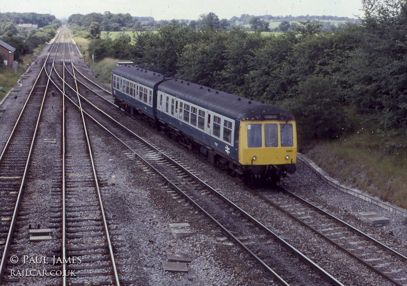 Class 108 DMU at Fairwood Junction