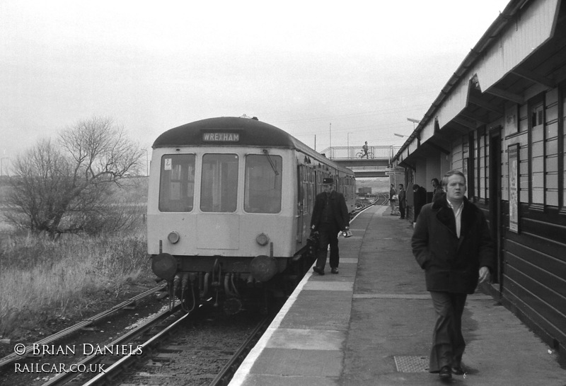 Class 108 DMU at Bidston