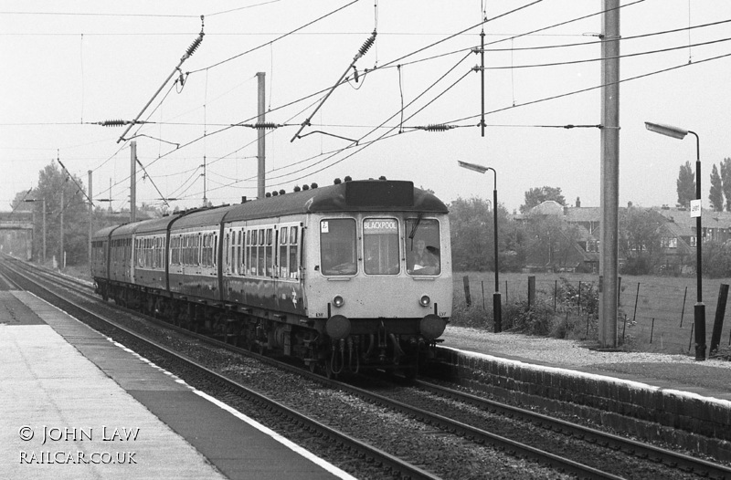 Class 108 DMU at Leyland