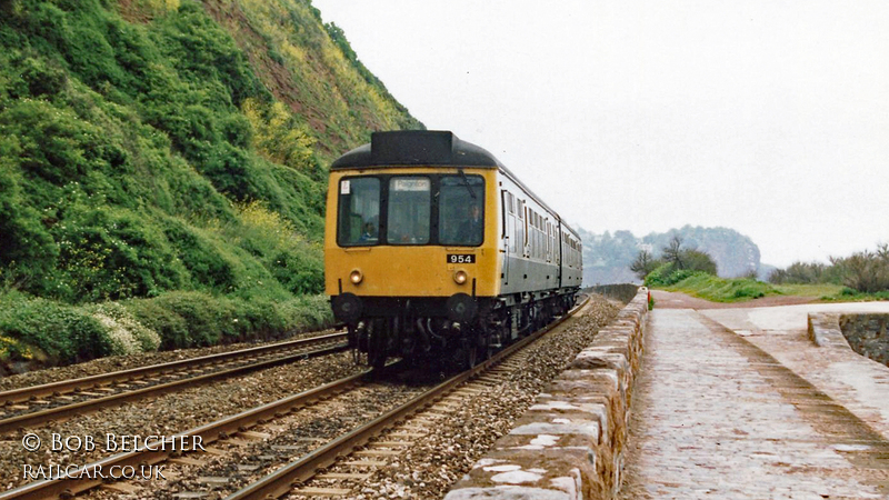 Class 108 DMU at Teignmouth