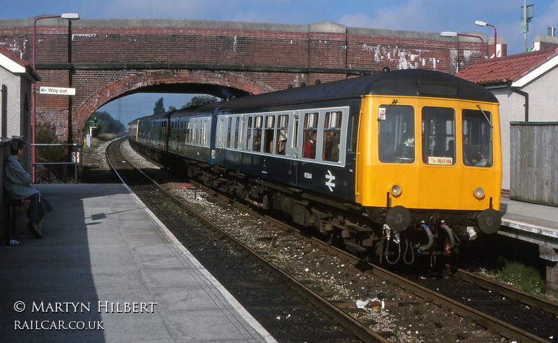 Class 108 DMU at Lostock Hall