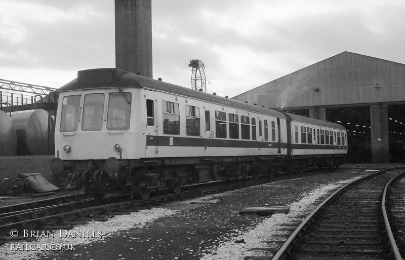 Class 108 DMU at Newton Heath depot