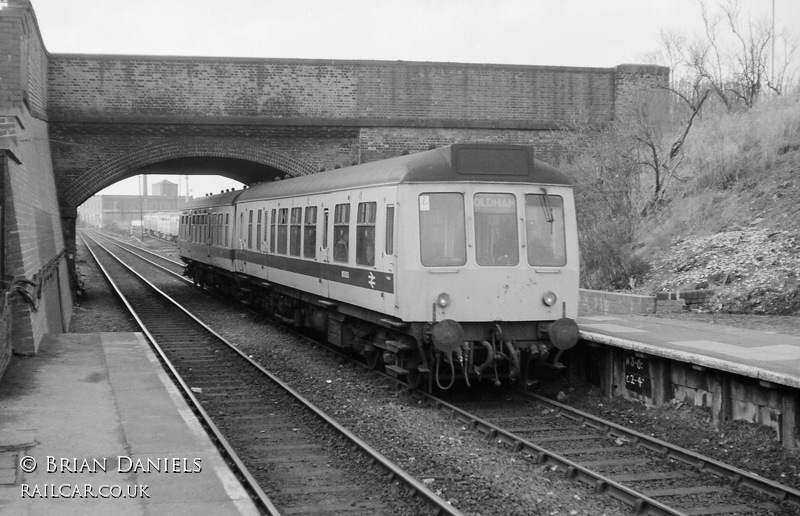 Class 108 DMU at Newton Heath