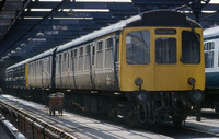 Class 110 DMU at Hammerton Street depot