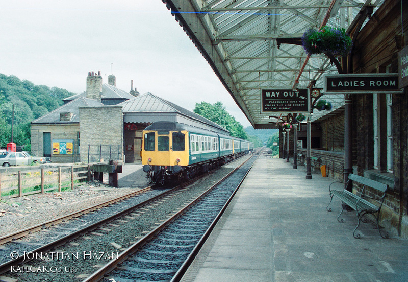 Class 110 DMU at Hebden Bridge