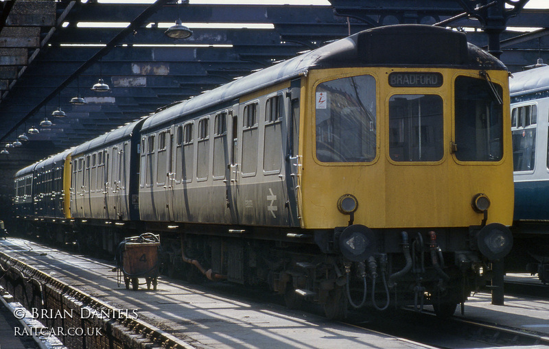 Class 110 DMU at Hammerton Street depot