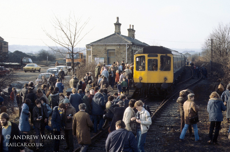 Class 110 DMU at Clayton West