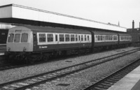 Class 111 DMU at Doncaster