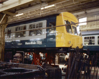 Class 111 DMU at Doncaster Works