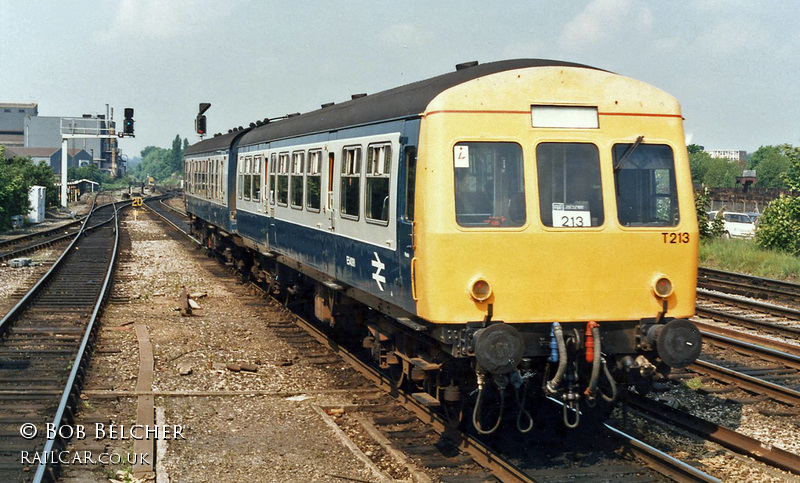 Class 111 DMU at Leamington Spa