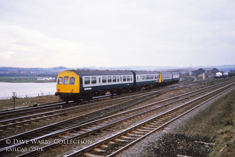 Class 111 DMU at Horbury Junction