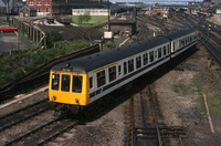 Class 114 DMU at Doncaster