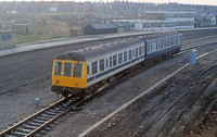 Class 114 DMU at Doncaster