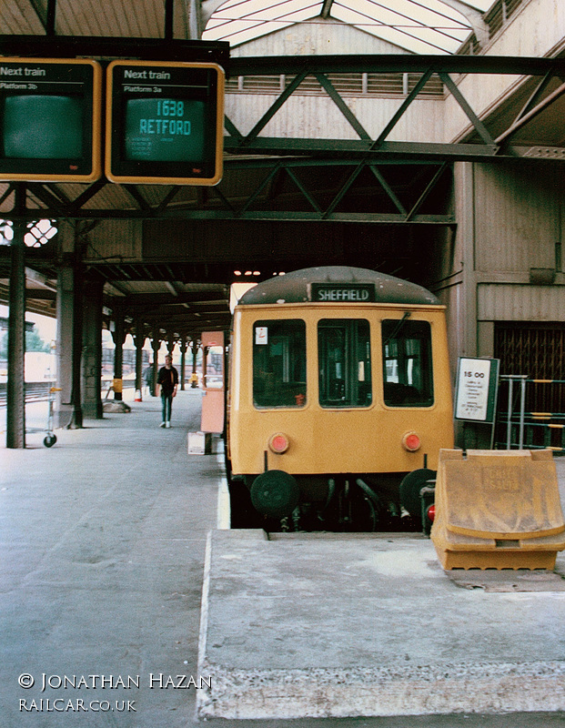 Class 114 DMU at Sheffield