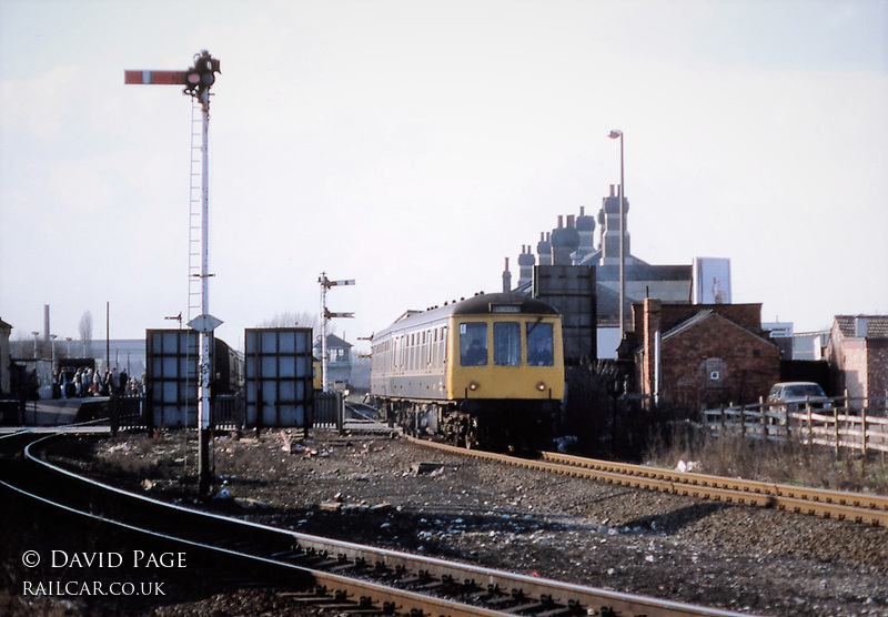 Class 114 DMU at Lincoln St Marks