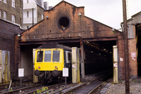 Class 115 DMU at Marylebone depot