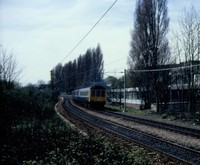 Class 115 DMU at University station