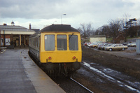 Class 115 DMU at Aylesbury