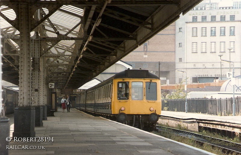 Class 115 DMU at Birmingham Moor Street