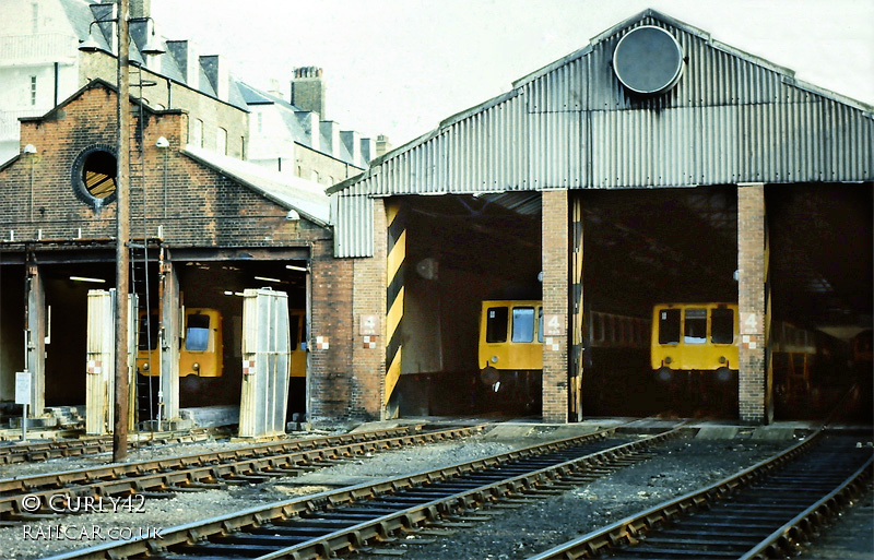 Class 115 DMU at Marylebone depot